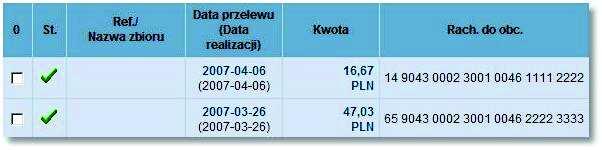 Rozdział 9 Przelewy gdy usługa PRZELEWY_ZAGRANICZNE będzie włączona sekcja podsumowania przelewów uwzględniać będzie również przelewy zagraniczne. 9.5.