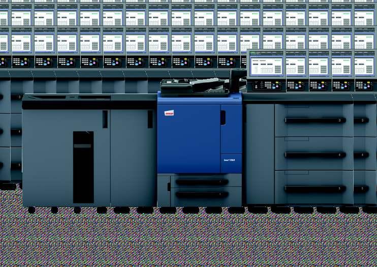 KOLOROWE SYSTEMY PRODUKCYJNE ineo+ 1060/1070 DRUKARKA, KOPIARKA, SKANER 60 / 70 stron A4 / minutę 33 / 38 stron A3 / minutę Wydajność tonera: K 66,5k; C78k; M 54,5k; Y