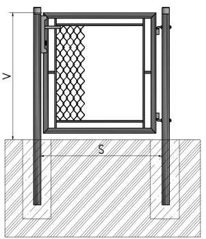 BRAMY I BRAMKI BRAMY I BRAMKI GARDEN Słupki Rama bramy Wypełnienie Wykończenie (1-skrzydłowa) Rurka CYNK+PCV (2szt.), ø 60mm 2,00mm (2-skrzydłowa) Rurka CYNK+PCV (2szt.