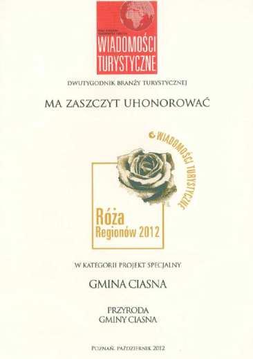 2011 rok Zarys Przyrodniczy Gminy Ciasna przedstawiony w formie