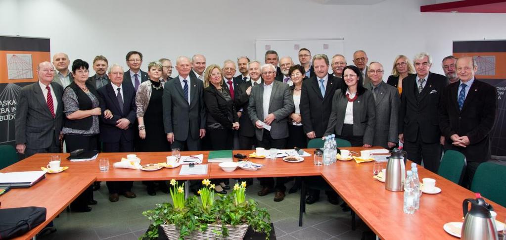 27.03.2014 Posiedzenie Rady ŚlOIIB. W posiedzeniu udział wziął prezes Krajowej Rady PIIB - Andrzej Roch Dobrucki.