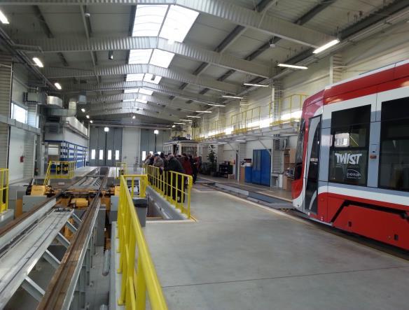 W części technicznej zwiedzano zaplecze techniczne MPK dla obsługi taboru autobusowego i tramwajowego, w tym halę która zajęła III miejsce w konkursie o tytuł Budowy Roku 2013.