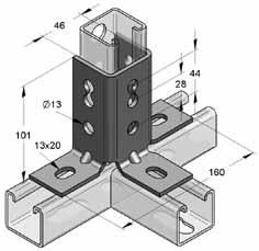 Łącznik kątowy C45 System montażowy 45 Łącznik kątowy C 45 Łącznik kątowy C 45 90 Łącznik kątowy C