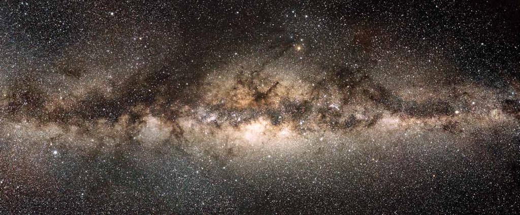 Galaktyka w kierunku Zgrubienia Centralnego (głównego celu obserwacyjnego; panorama złożona z 3 zdjęć) 9.06.