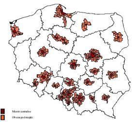 Smętkowski 2007 OBSZARY METROPOLITALNE