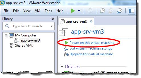 Skrócona instrukcja 7. Po zakończeniu ładowania wybrać opcję Power on this virtual machine (Uruchom tę maszynę wirtualną). 8. Znaleźć adres IP w oknie poleceń.