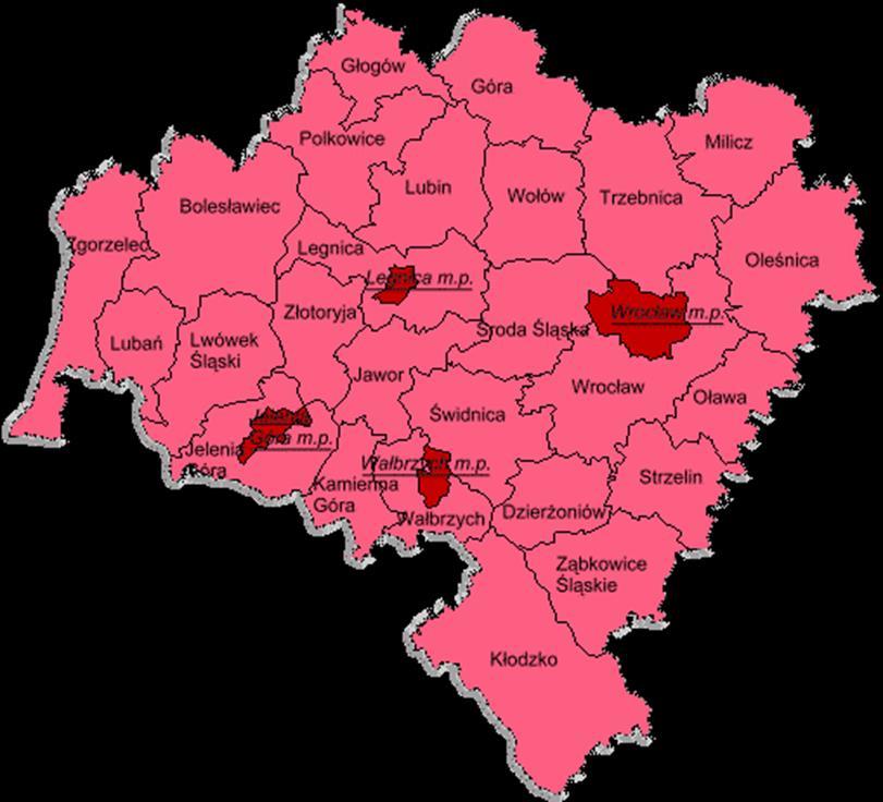 Powiat jeleniogórski położony jest w południowo-zachodniej części województwa dolnośląskiego granicząc od zachodu i północnego-zachodu z powiatem lwóweckim,