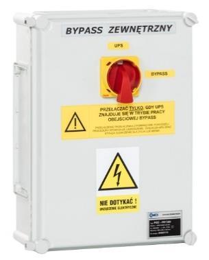 5 Wymagania dotyczące instalacji wyposażenia opcjonalnego 1. Bypass zewnętrzny serwisowy 2.