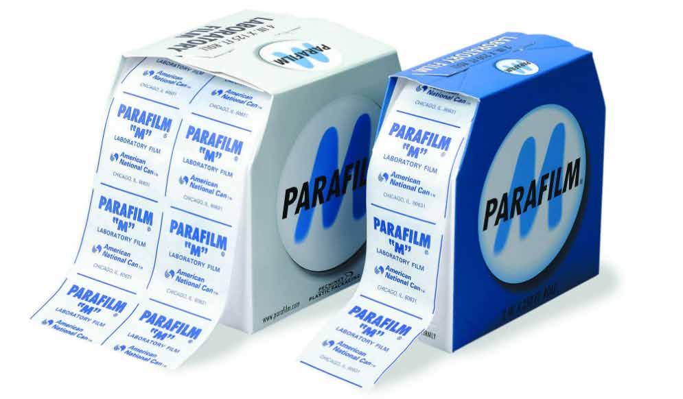 TAK TANIO TYLKO U NAS! Parafilm M 30 % Znany w każdym laboratorium Parafilm M - daje się rozciągnąć nawet do 200%. Przylega szczelnie nawet do nieregularnych kształtów.