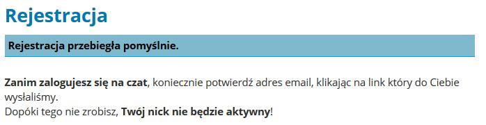 Kiedy uznacie, że wszystkie wymagane pola w formularzu zostały wypełnione poprawnie, rejestrujecie swoje konto.