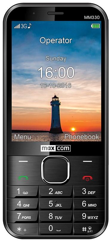 Maxcom Classic MM330 3G Specyfikacja: Wyświetlacz - 3.