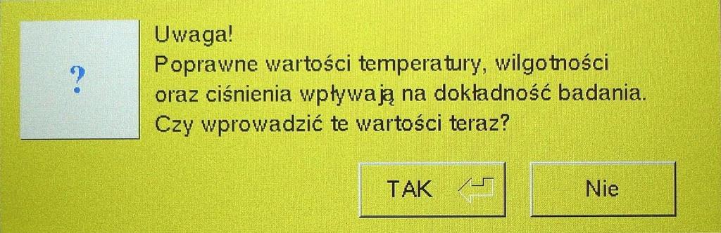 9.4 Ustawienia BTPS Po wyborze opcji BTPS mamy moŝliwość indywidualnego ustawienia współczynników korekcyjnych pomiaru.