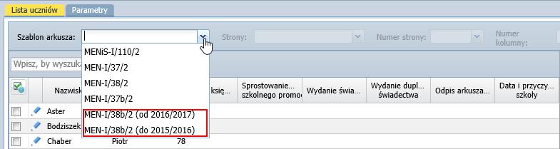 Podczas definiowania maksymalnych liczb sprawdzianów, kartkówek i prac klasowych umożliwiono ustawienie wartości zero (Konfiguracja/ Ustawienia sprawdzianów). Moduł Sekretariat 1.