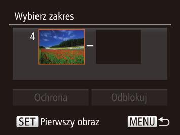 3 Włącz ochronę zdjęcia. Za pomocą menu 1 Przejdź do ekranu ustawień. Naciśnij przycisk <n> i na karcie [1] wybierz opcję [chrona] (= 21). 2 kreśl sposób wyboru.