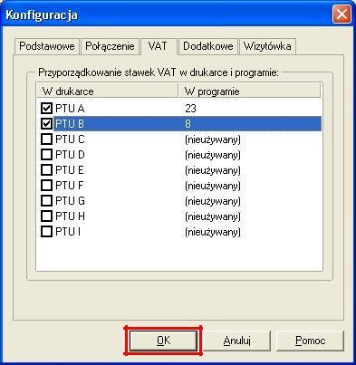 Następnie przechodzimy do zakładki VAT Zaznaczamy,