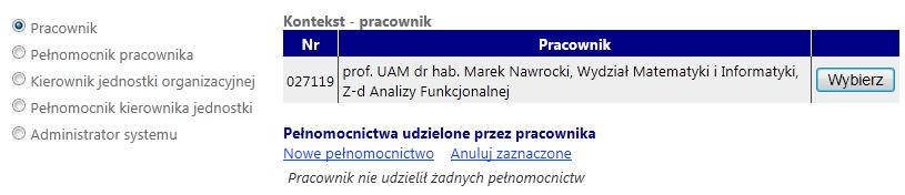 Ponadto: stworzenie jednolitego systemu informacji o doświadczeniach pracowników w zakresie współpracy z otoczeniem społeczno-gospodarczym.