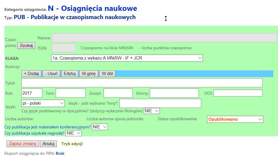 System ułatwia wyszukiwanie czasopism naukowych zgodnie z obowiązującą w roku sprawozdawczym listą i punktacją ogłaszaną przez MNiSW.