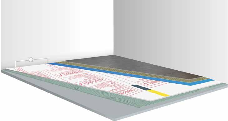 Elektric box - for Heat Decor board installation and power supply 5. Fully flexible joint sealant 6.