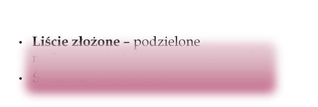 złożone podzielone na