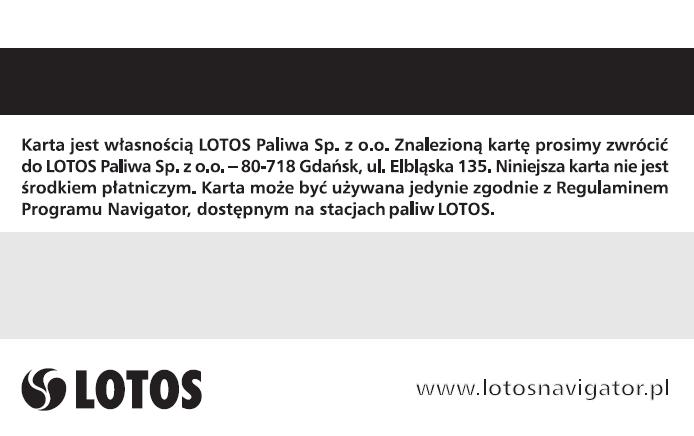 Ulotka z listą