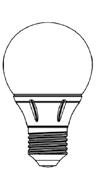 E27 Lampy LED Lampa LED E27, G60, 5 W EE-02-110 EE-02-111