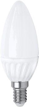 E14 Lampy LED Lampa LED E14 (C37), 3 W EE-03-030 EE-03-031 φ37,5 105 EE-03-030 mleczny E14 (C37) EE-03-031 mleczny E14 (C37) 230 V 230 V