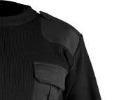 FLEECE JACKET Description: Fleece jacket reinforced with Oxford polyester fabric.