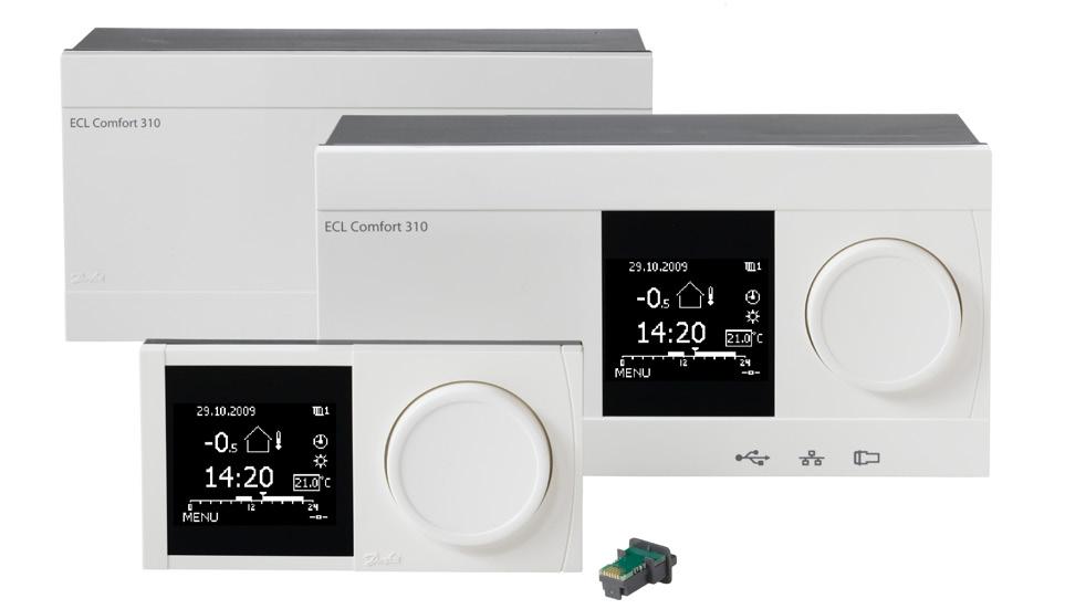 Arkusz informacyjny Regulator ECL Comfort 30, panele zdalnego sterowania ECA 30/3 oraz klucze aplikacji Zaprojektowano w Danii Opis ECL Comfort 30 ECL Comfort 30 jest to elektroniczny regulator