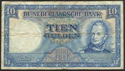 Banknot Holandia 1949 r.