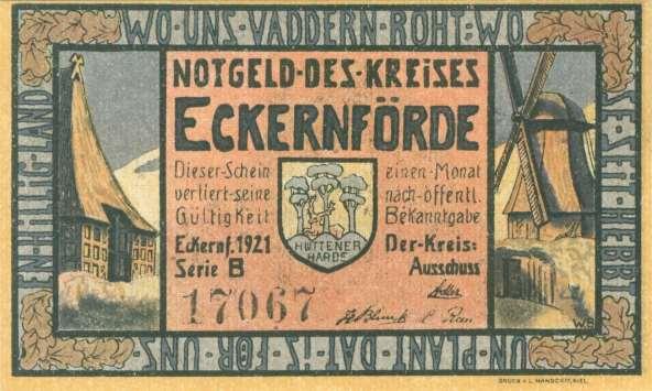 Eckernfoerde 1921 r.