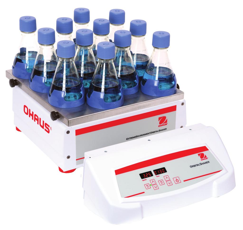 Wytrząsarki do stosowania w środowiskach ekstremalnych Przeznaczone do stosowania w inkubatorach CO 2 Przystosowane do środowisk ekstremalnych o wilgotności do 100% Zdalny panel kontrolny jest
