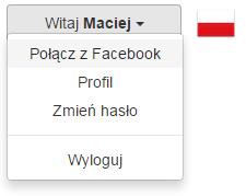 Uwagi ogólne a) Jeśli zarejestrowałeś się poprzez konto Facebook, możesz również logować się do systemu podając swój adres e-mail oraz hasło otrzymane e-mailem w trakcie rejestracji.