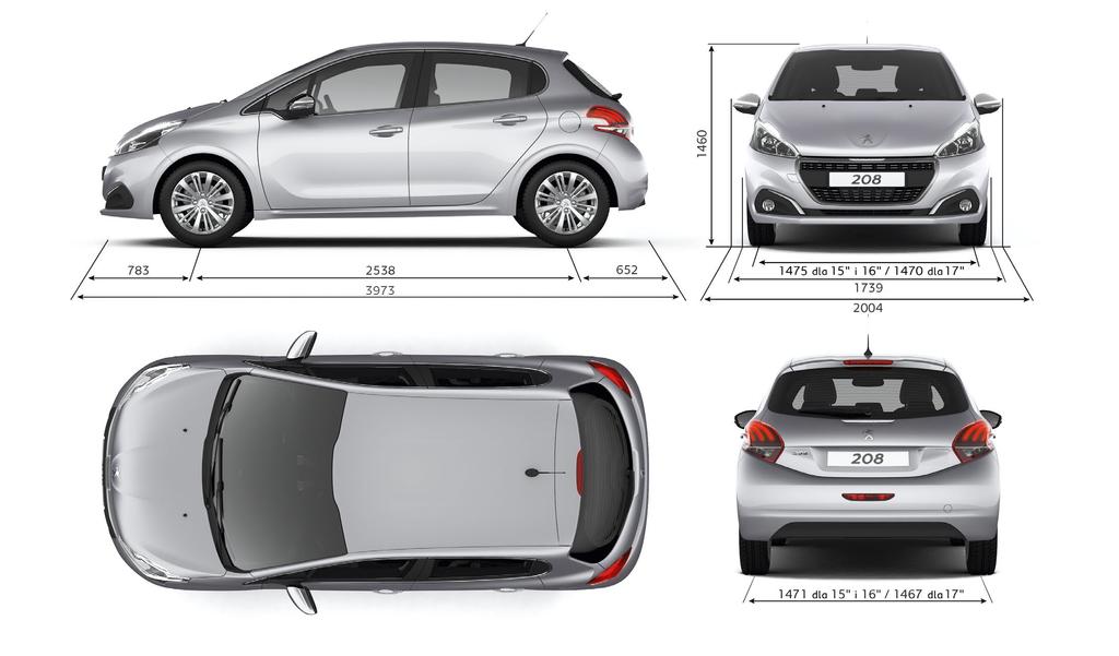 DANE TECHNICZNE SILNIK 1,2 PureTech 82 KM 1,2 PureTech 110 KM S&S 1,6 BlueHDi 75 KM 1,6 BlueHDi 100 KM Pojemność skokowa (cm 3 ) 1199 1199 1199 1199 1560 1560 Liczba cylindrów 3 3 3 3 4 4 Moc