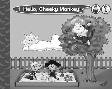 14 Rozdział 1: Hello, Cheeky Monkey! Lekcja 2 Cele nauczania: Słuchanie historyjki ze zrozumieniem Kluczowe słownictwo i struktury: eyes, ears, mouth, Hello! Słownictwo bierne: Touch, What s that?