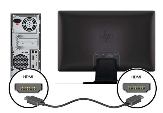 zainstalowaną kartę graficzną zgodną ze standardem DVI. Złącze i przewód DVI-D są dołączane tylko do niektórych modeli.