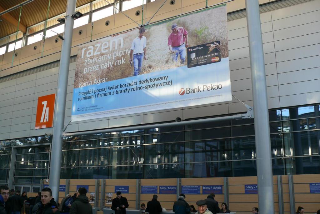 Baner w Wejściu Zachodnim - nad kasami Cena 6 400 PLN netto