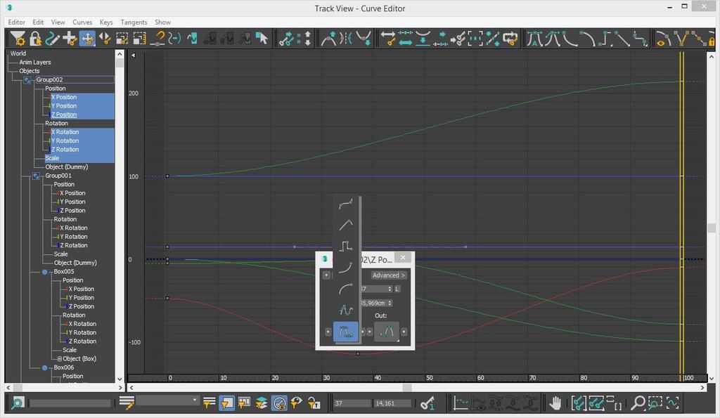 Animacja w 3Dsmax Track View