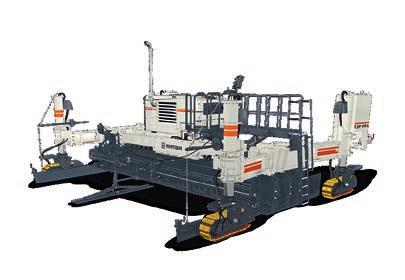 UKŁADARKA DO BETONU SP 92 inset Szerokość układania** 3.500 9.500 mm Grubość układanej warstwy** max. 450 mm 224 kw / 300 HP / 305 KM EU Stage 3a / US Tier 3 24.000 45.