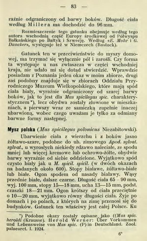 83 raźnie odgraniczony od barwy boków. Długość ciała według Millera ma dochodzić do 96 mm.