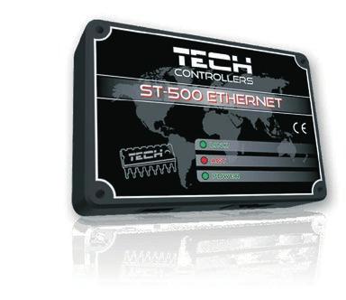 ST500 nuotolinis katilo valdymas internetu arba lokaliu tinklu grafinė sąsaja su animacija namų kompiuterio monitoriuje galimybė