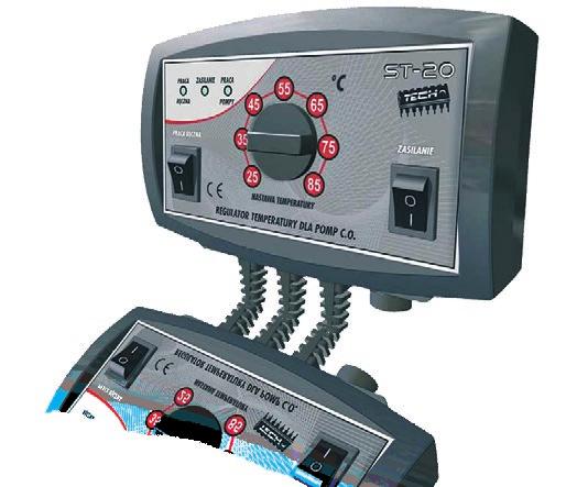 temperatūros nustatymui centrinio šildymo temperatūros jutiklis ST20 centrinio