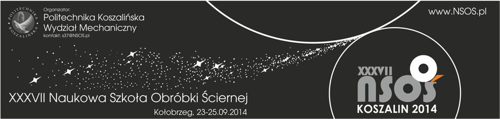 200 MECHANIK NR 9/2014 Efekty stosowania modyfikowanych rolek dociskowych o zmiennej lokalnie podatności w procesach mikrowygładzania foliami ściernymi The effects of the use of modified contact