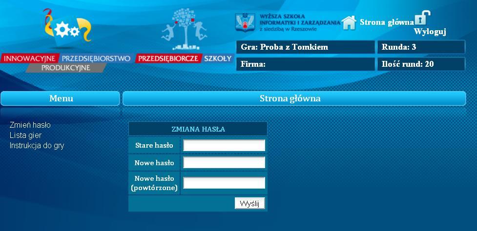 Podręcznik dla prowadzącego Przeniesienie gry do następnej rundy Wejście do konkretnej gry 5.2.