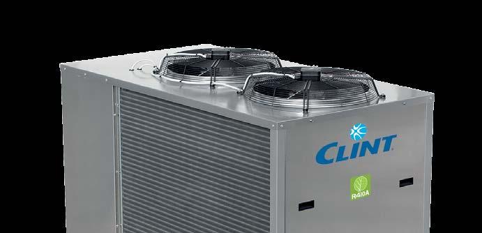 CHA/K 91 151 CHA/K/ST 91 151 Agregaty wody lodowej w wersji chłodzącej oraz pompy ciepła chłodzone powietrzem z wentylatorami osiowymi, sprężarkami typu scroll i wymiennikami płytowymi oraz system