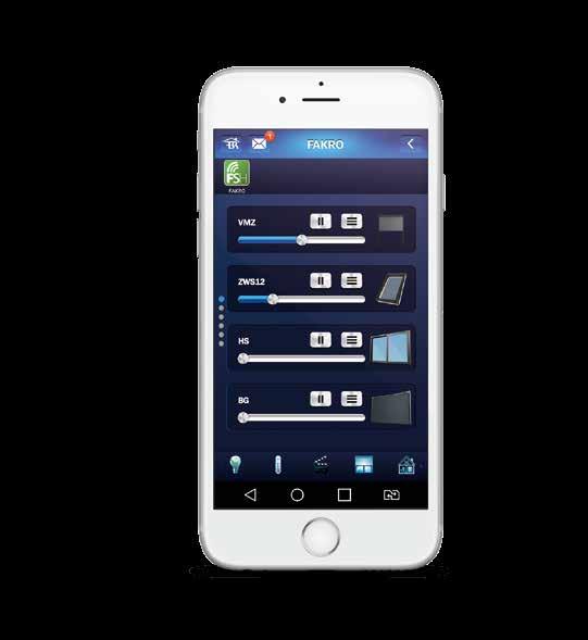 elementem inteligentnego domu FAKRO smarthome.