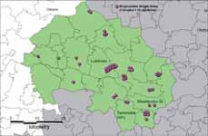 Przeprowadzone badania terenowe pozwoliły na zinwentaryzowanie 271 obiektów, uznanych jako drugie domy (ryc. 2).