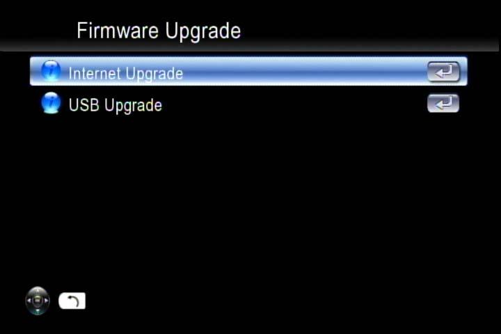 Przejdź do Setup Main Menu (Menu główne ustawień), wybierz Version (Wersja) i wybierz Firmware upgrade