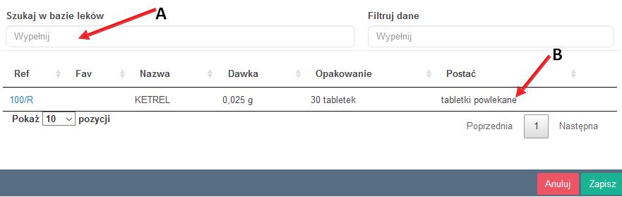 Rys. 47 W kolejnym kroku należy wypełnić pola związane ze zleceniem zgodnie z obowiązkowością (!), a na koniec kliknąć Zapisz w prawym dolnym rogu ekranu. Rys.