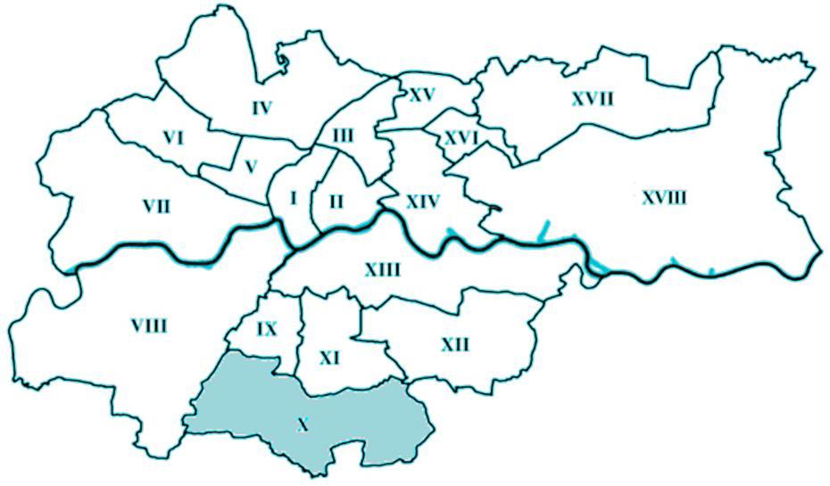 5.10. Swoszowice Dzielnica X Dzielnica Swoszowice położona jest w najbardziej wysuniętej na południe części miasta Krakowa, posiada powierzchnię 2 560,40 ha 32, a liczba stałych mieszkańców wynosi 26