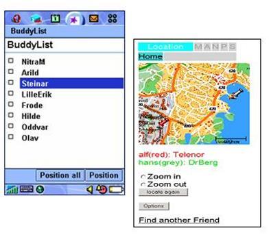 Telenor Aktywna lista przyjaciół Lokalizacja na mapie Wysłanie SMSa lub